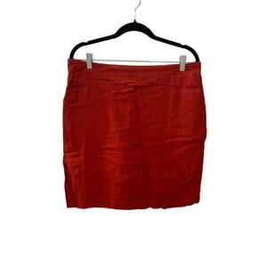 Jules & Leopold Size M Orange Skirt